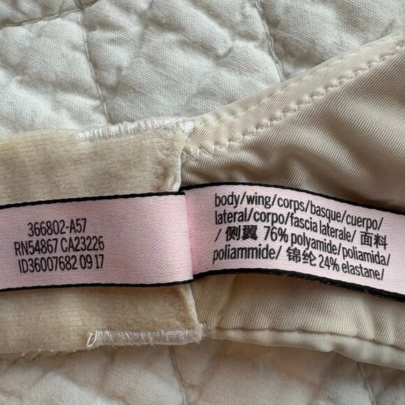 VICTORIA'S SECRET Perfect Shape Push up Bra Cream Sz 32DD F70 Intimates Lingerie - Picture 7 of 10
